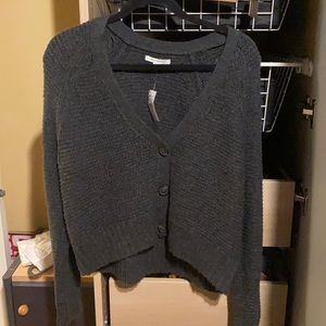 Grey cardigan